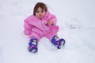 First time playing in/eating snow