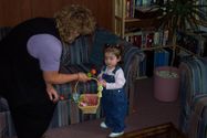 Easter 2002 - Kaija and Nana go on an egg hunt