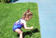 Picking flowers