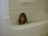 In the tub