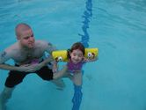Swimming with Daddy
