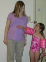 Kaija saying hello to Maddi (her yet born sister)