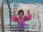 Checking out the warm pool