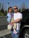 Kaija & Daddy heading to the San Francisco Zoo