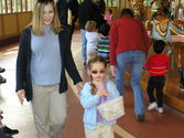 Kaija & Heather after their carousel ride