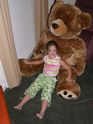 A cutie and her bear