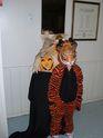In her Hallowe'en costume