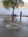 Getting sprayed