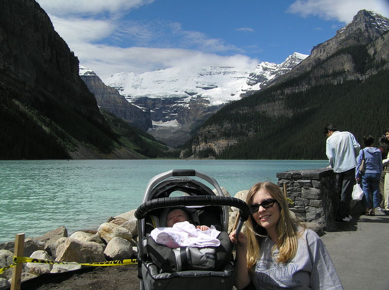Mommy & Maddi at Lake Louise

