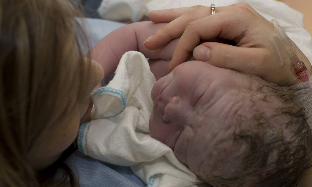 Just a few minutes old
