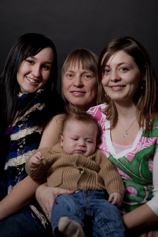 Nana, Jennie, Becka & Thomas
