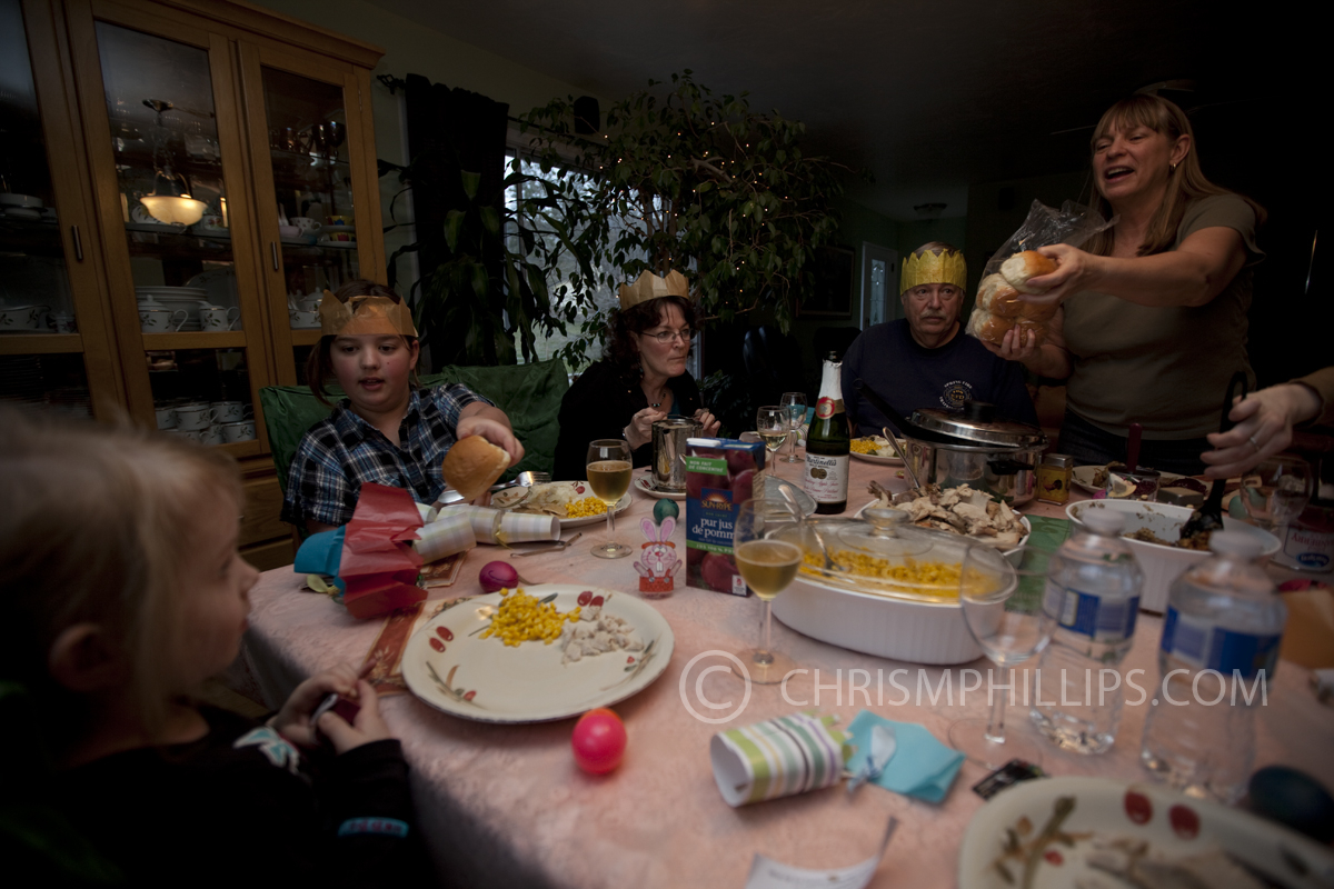 Easter dinner at Nana's
