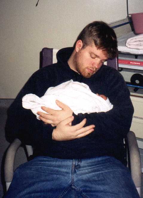 Daddy & daughter bonding time
