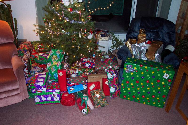The tree on Christmas Eve
