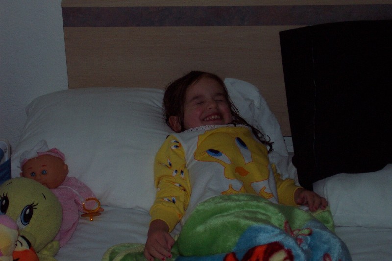 Fake sleeper!
