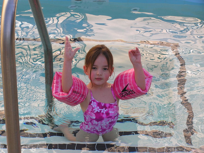 Checking out the warm pool
