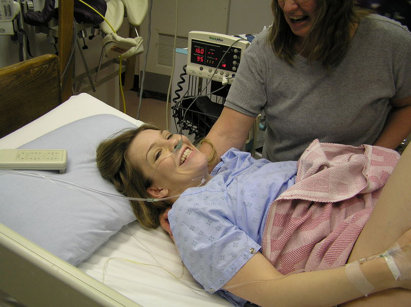 Heather having a little laugh
