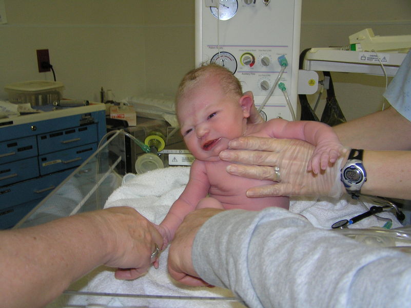 A few minutes old
