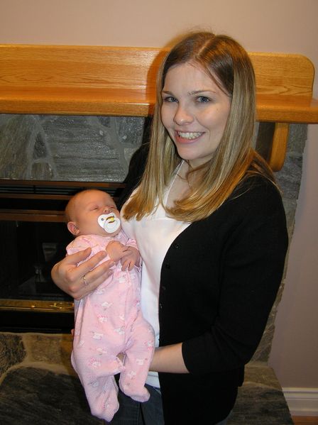 Mommy & Maddi [3 weeks old]
