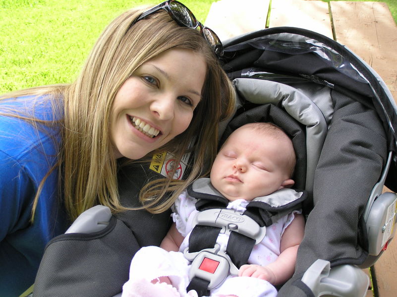 Mommy & Maddi [4 weeks old]
