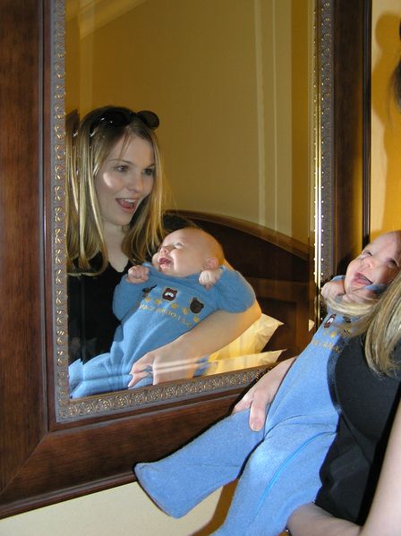 Mommy & Maddi playing (Maddi laughing uncontrollably)
