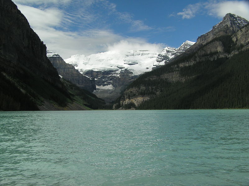 Lake Louise looks like kool-aid
