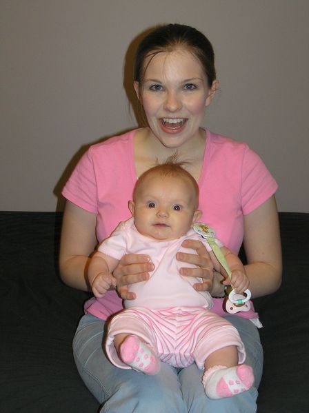 Mommy & Maddi [12 weeks old]
