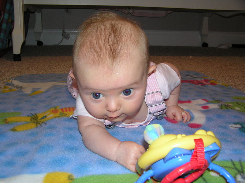 Tummy time
