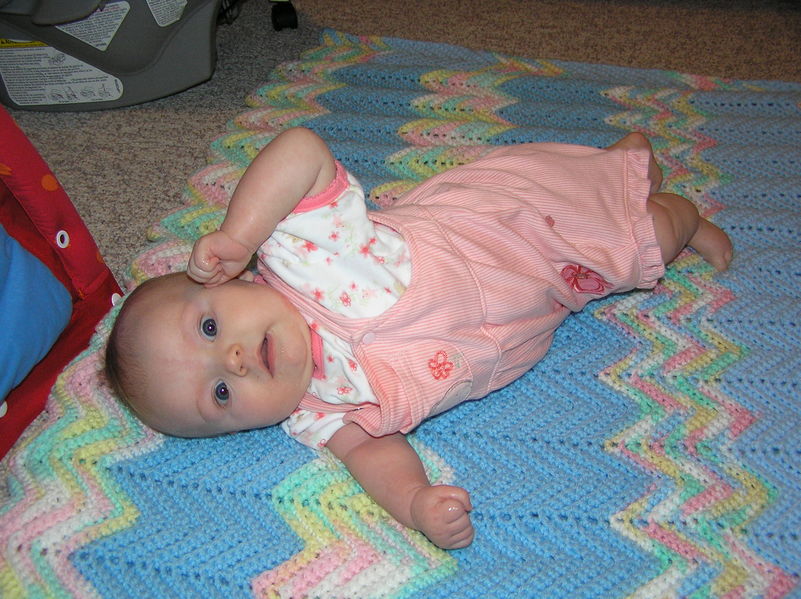 Demonstrating my ability to roll over
