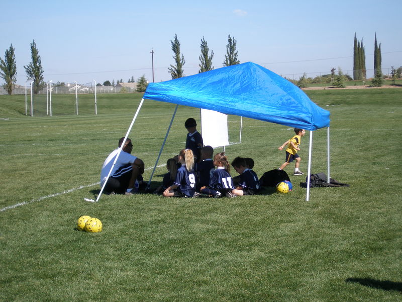Half-time pep talk

