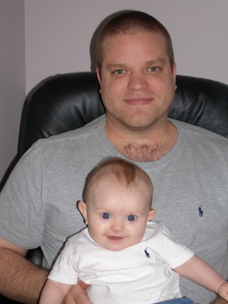 Maddi & Daddy showing off their Ponies [20 weeks old]
