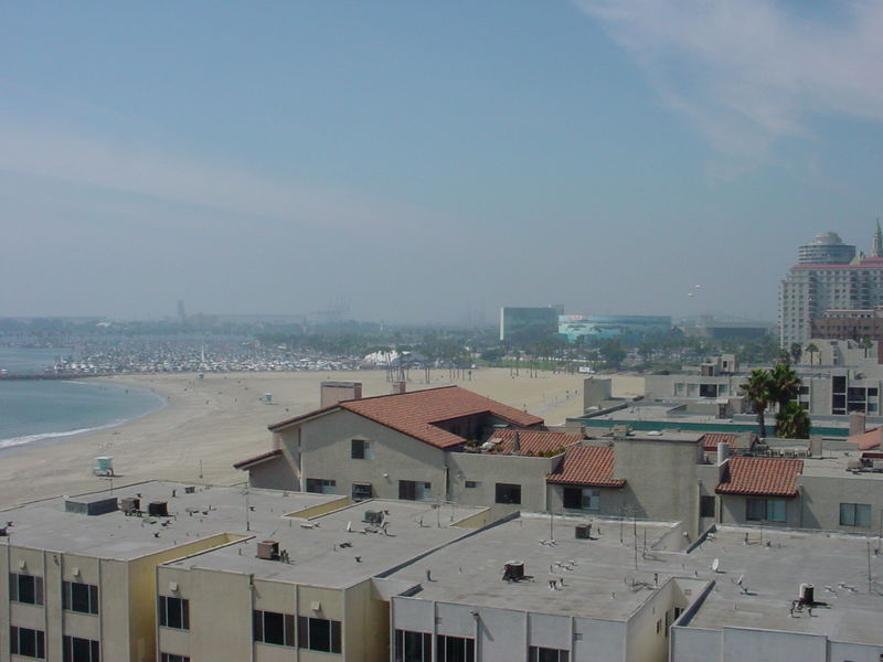 Looking southwest along the beach
