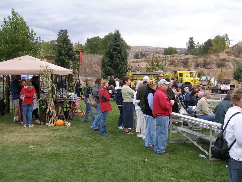 Despite the cold, there was still a decent turn-out
