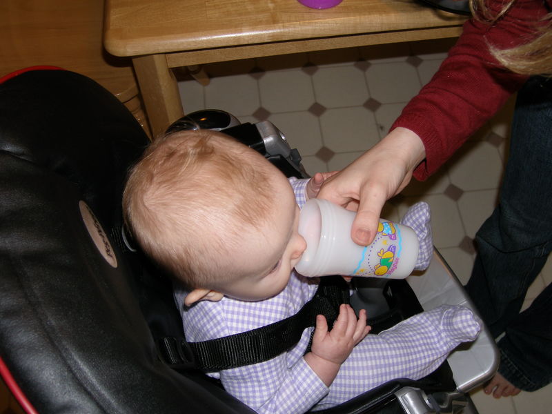 Drinking without the lid
