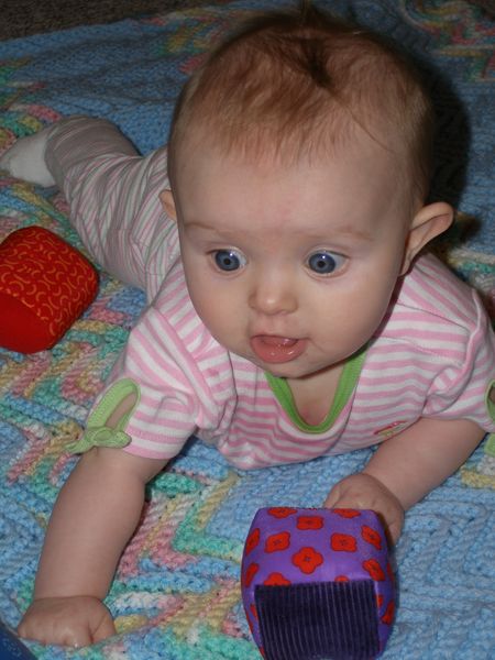 A little tummy time
