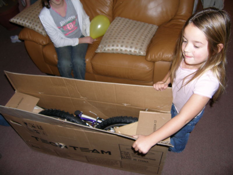 A new, big-girl bike!
