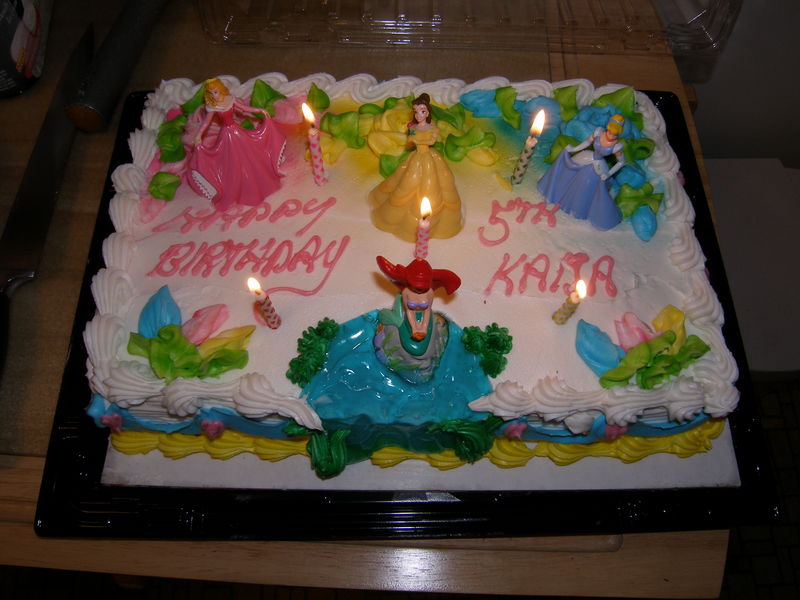 Kaija's 5th birthday cake
