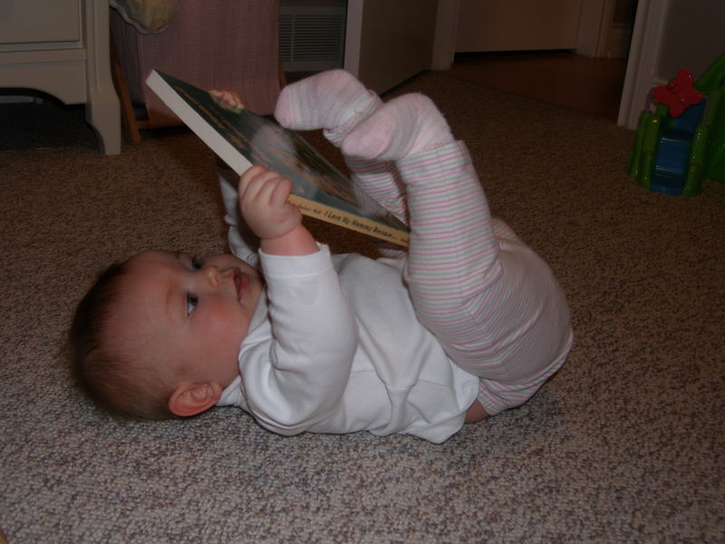 Reading with all fours
