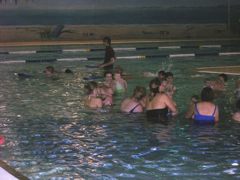 A picture of Maddi's Red Cross Starfish class, so cute!
