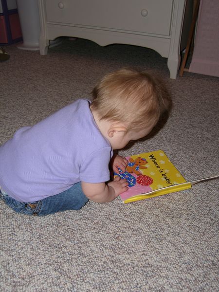 If you didn't know any better, you might actually think she is reading
