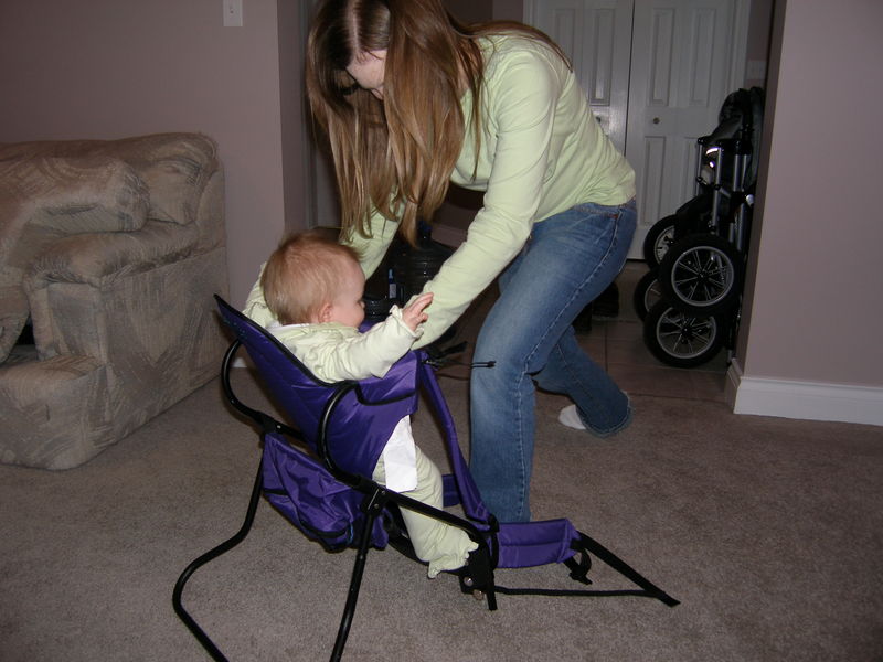 Going for a backpack ride
