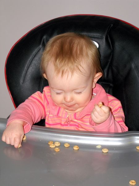 Eating something sour
