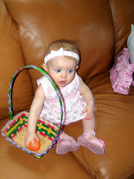 Maddi's first Easter
