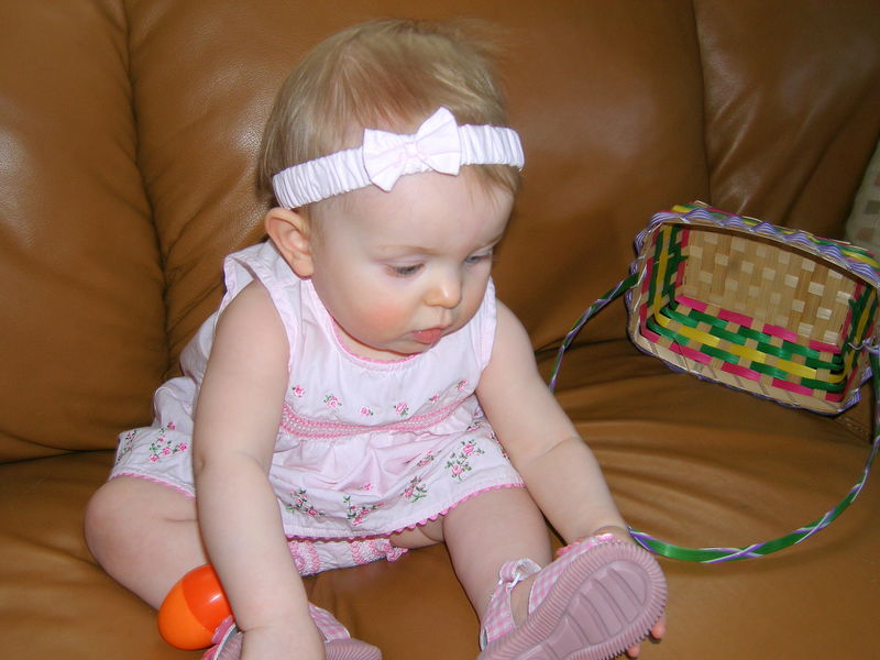 Maddi's first Easter
