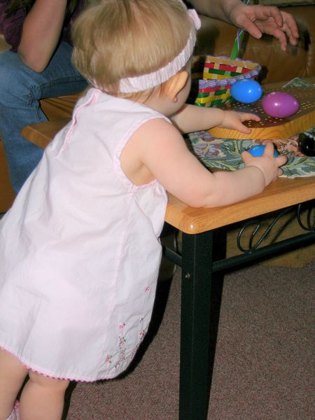 Maddi's first Easter
