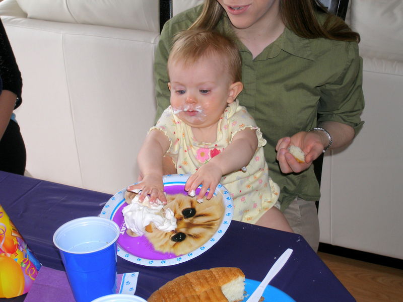 The birthday girl & Mommy
