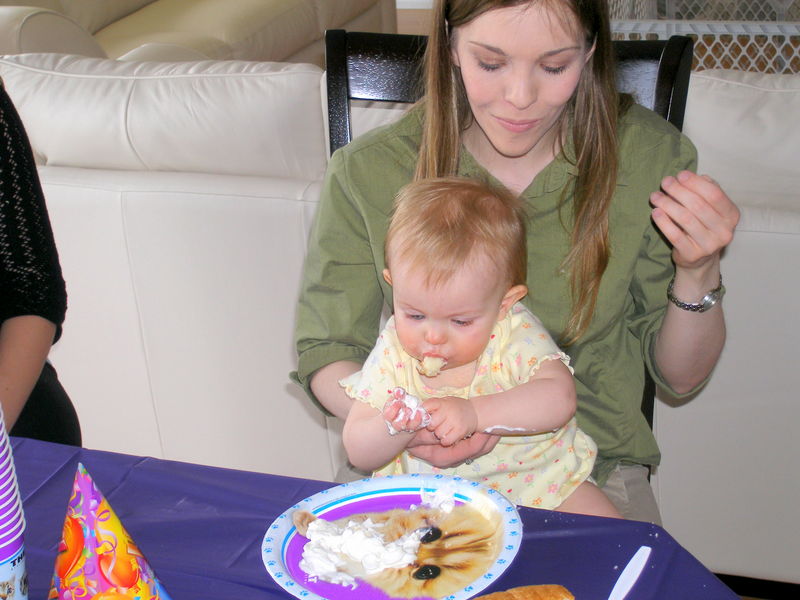 The birthday girl & Mommy
