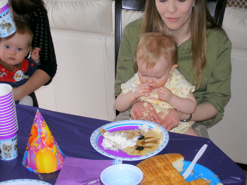 The birthday girl & Mommy
