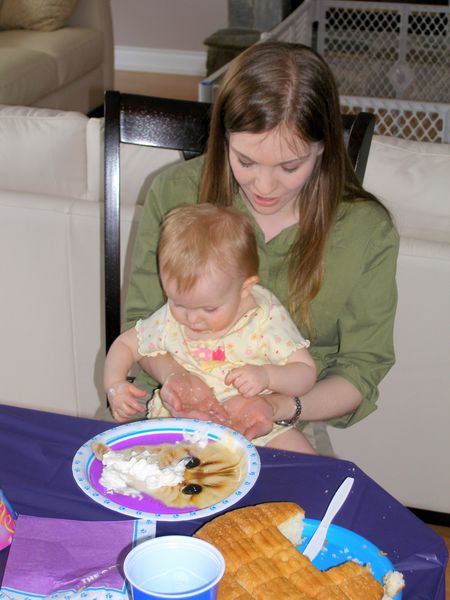 The birthday girl & Mommy

