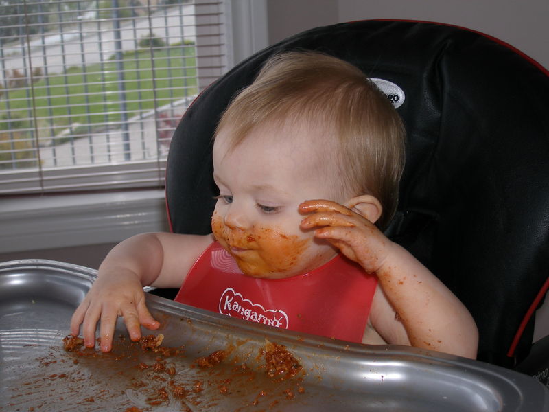 Pasta face!

